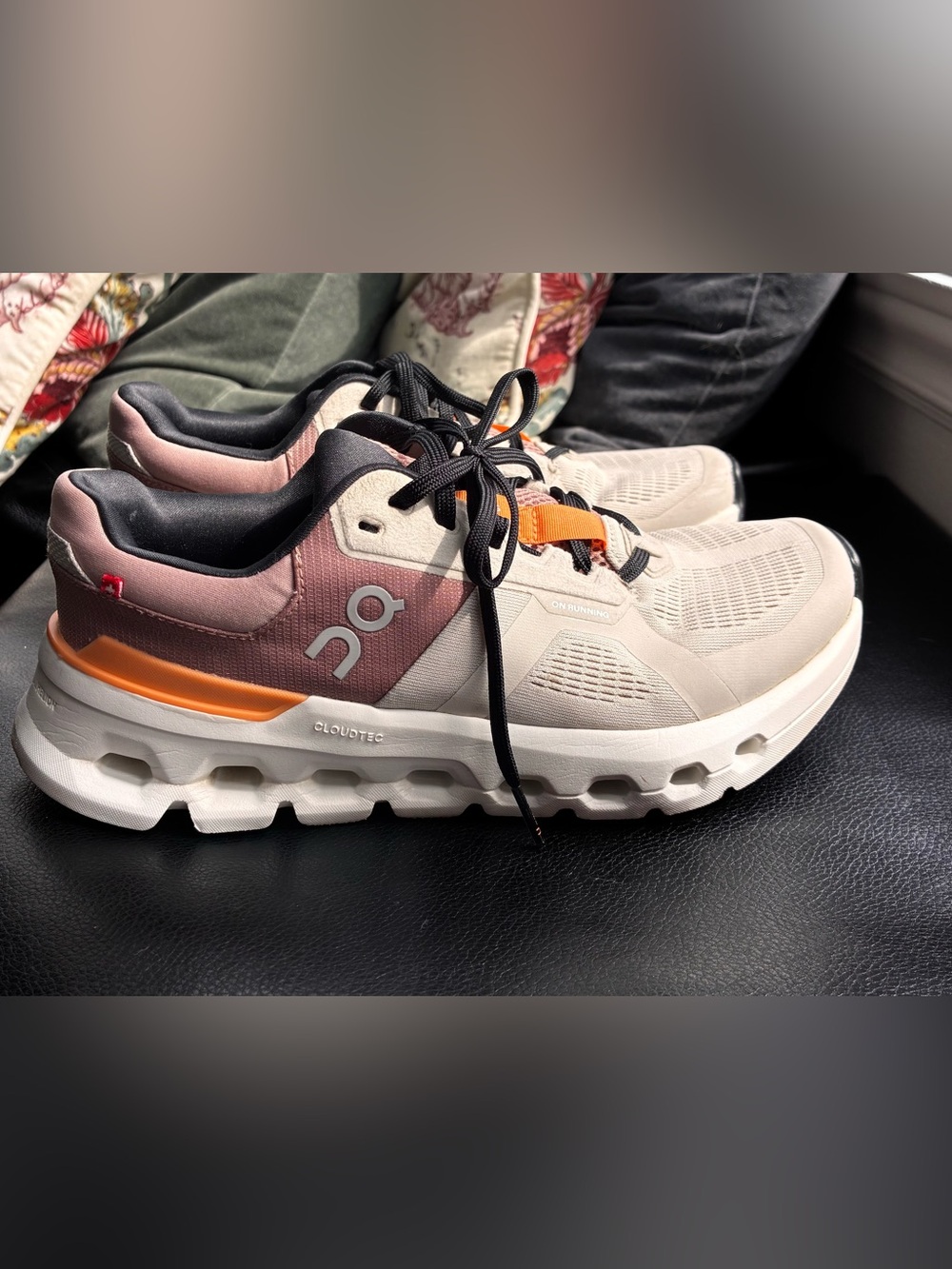 On Running White and Black Women's Running Shoes